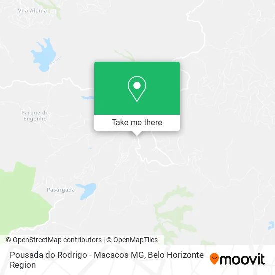Pousada do Rodrigo - Macacos MG map