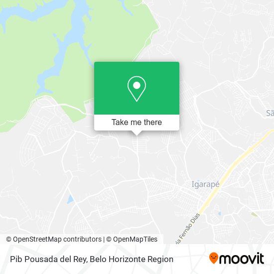 Pib Pousada del Rey map