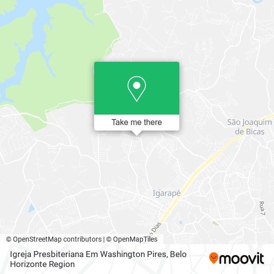 Igreja Presbiteriana Em Washington Pires map