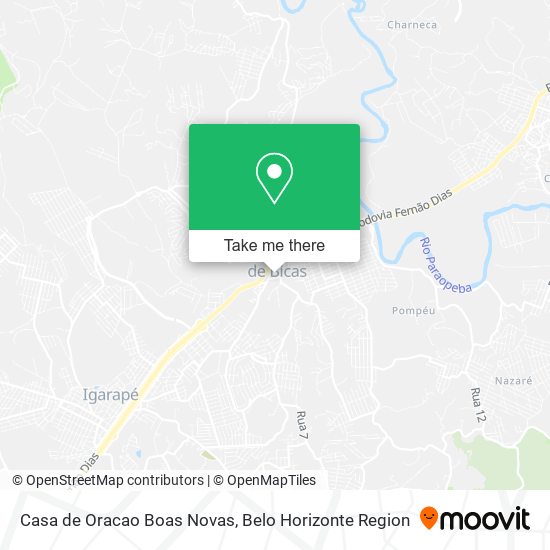 Casa de Oracao Boas Novas map