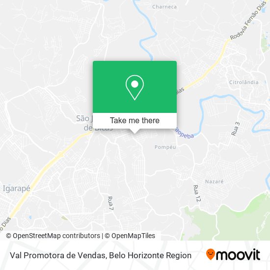 Val Promotora de Vendas map