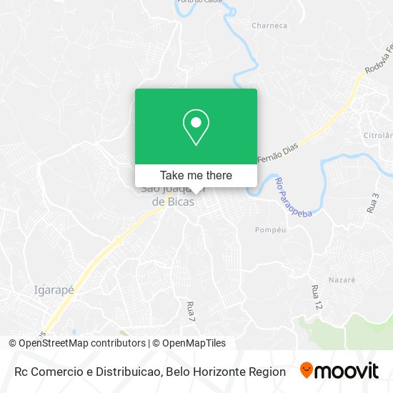 Rc Comercio e Distribuicao map