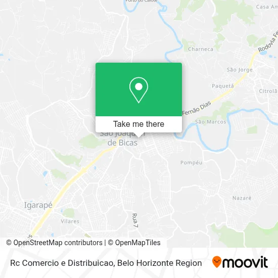 Rc Comercio e Distribuicao map