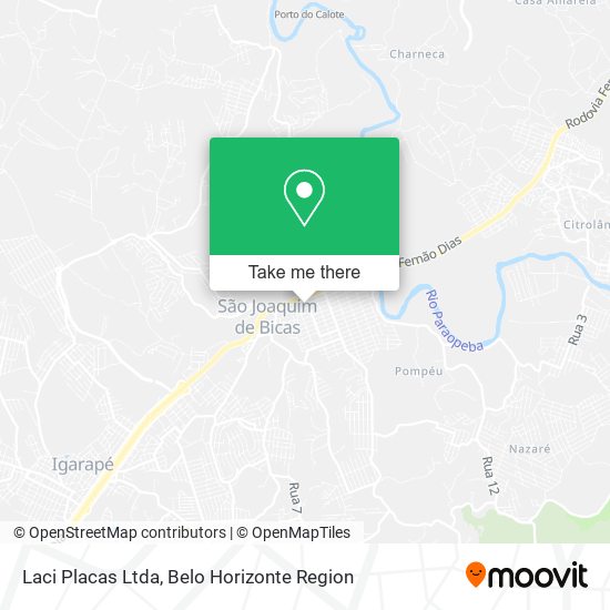 Laci Placas Ltda map