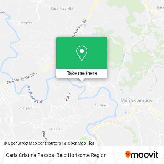 Carla Cristina Passos map