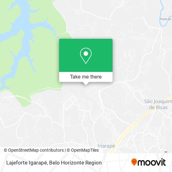 Lajeforte Igarapé map