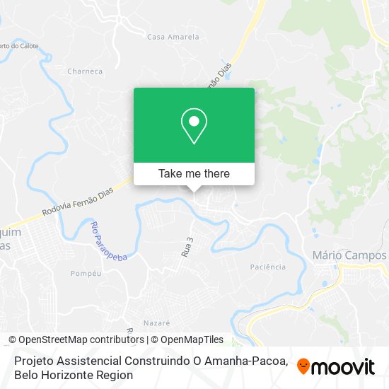 Projeto Assistencial Construindo O Amanha-Pacoa map