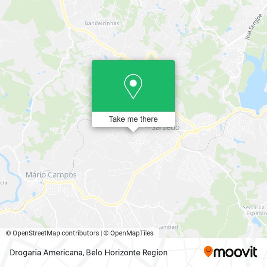 Drogaria Americana map
