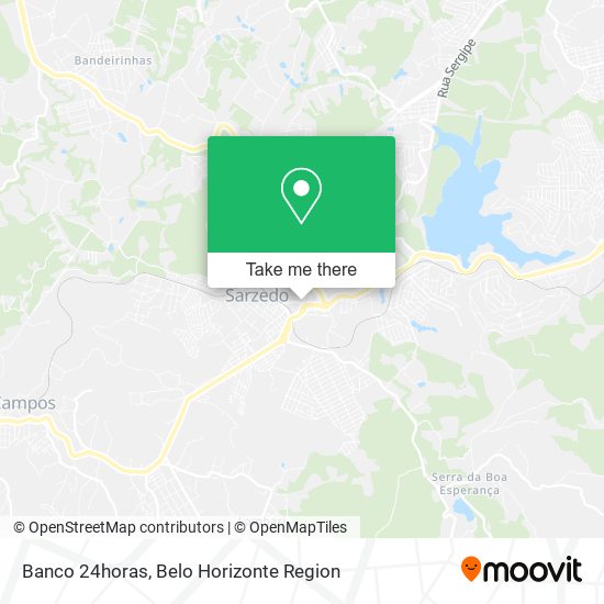 Banco 24horas map