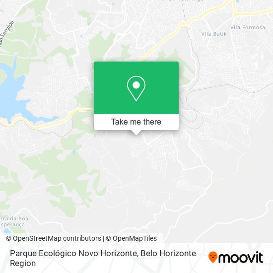 Parque Ecológico Novo Horizonte map