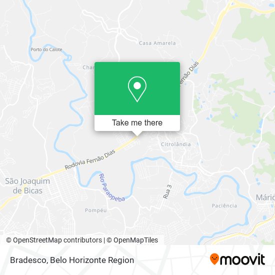 Bradesco map