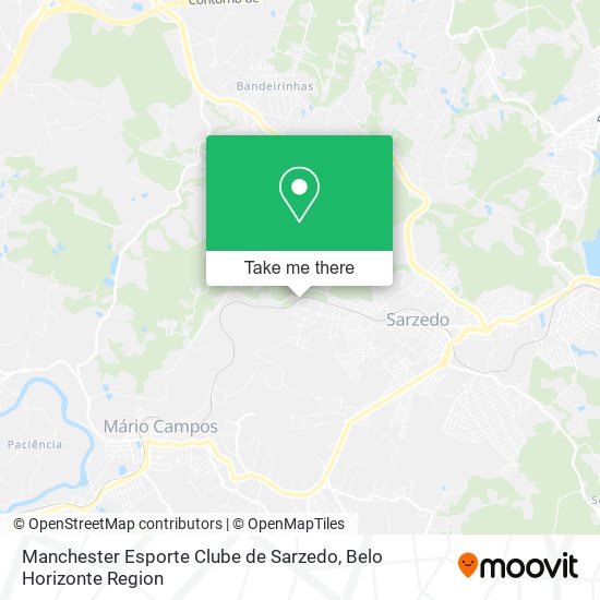 Manchester Esporte Clube de Sarzedo map