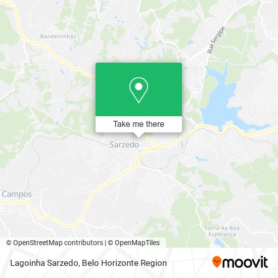 Lagoinha Sarzedo map