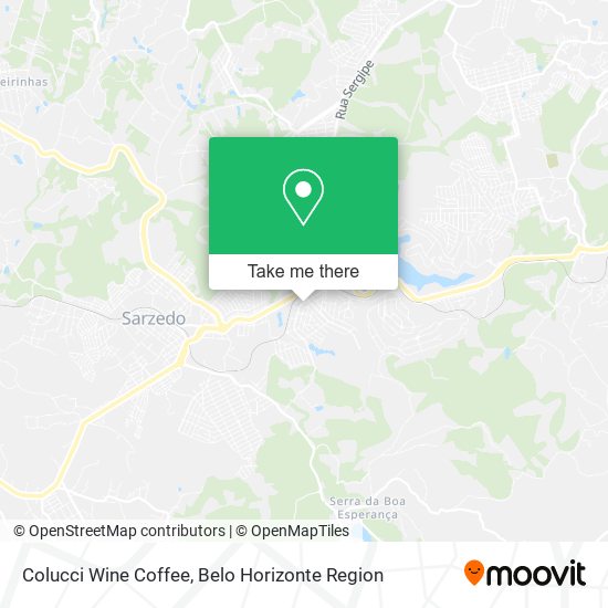 Colucci Wine Coffee map