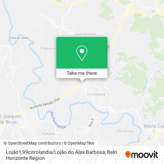 Lojão1,99citrolandia / Lojão do Álax Barbosa map