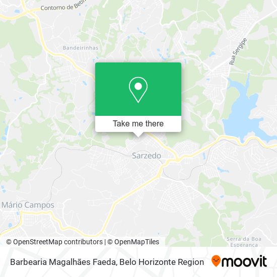 Barbearia Magalhães Faeda map