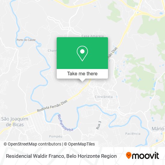Residencial Waldir Franco map