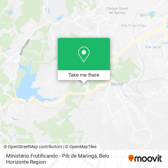 Ministério Frutificando - Pib de Maringá map