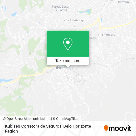 Kubiseg Corretora de Seguros map