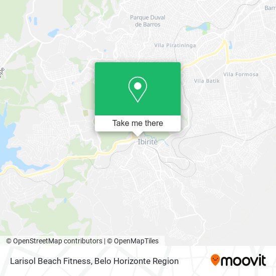 Larisol Beach Fitness map