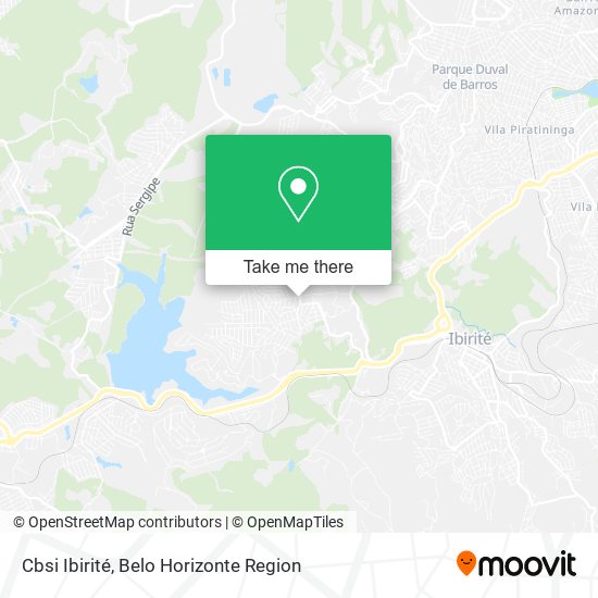 Cbsi Ibirité map