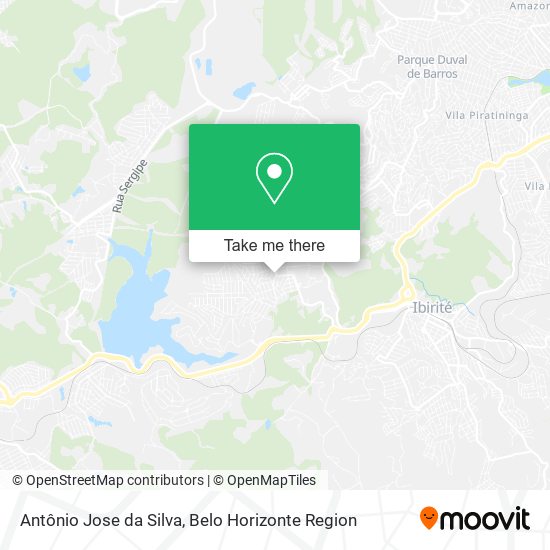 Antônio Jose da Silva map