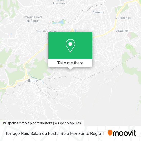 Terraço Reis Salão de Festa map