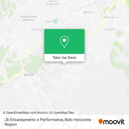 Jb Encantamento e Performance map