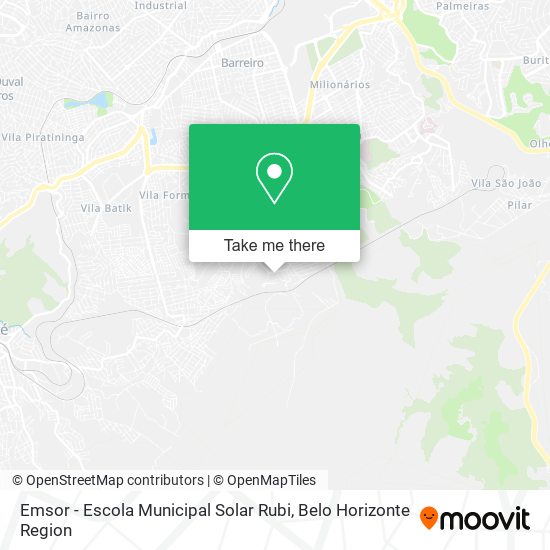 Emsor - Escola Municipal Solar Rubi map