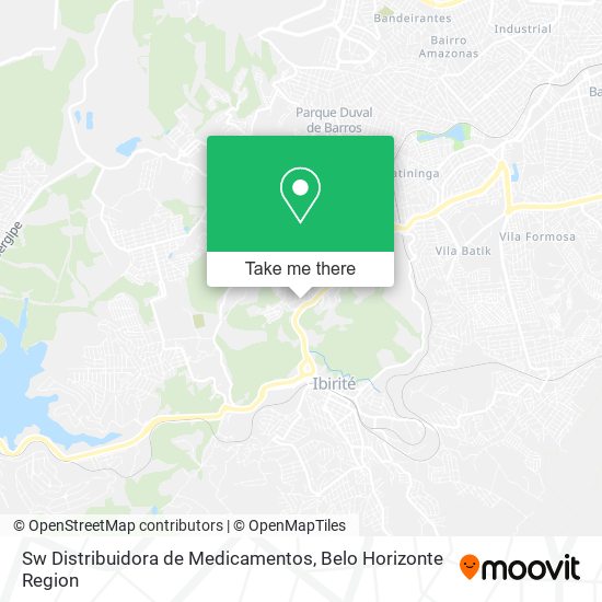 Sw Distribuidora de Medicamentos map