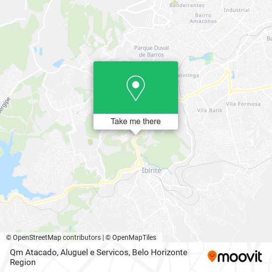 Qm Atacado, Aluguel e Servicos map