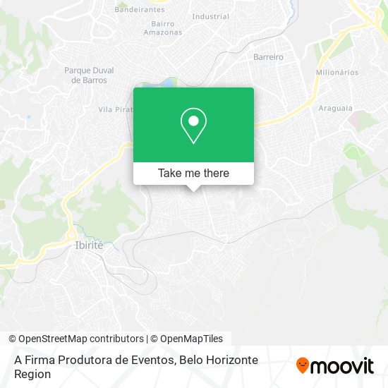 A Firma Produtora de Eventos map