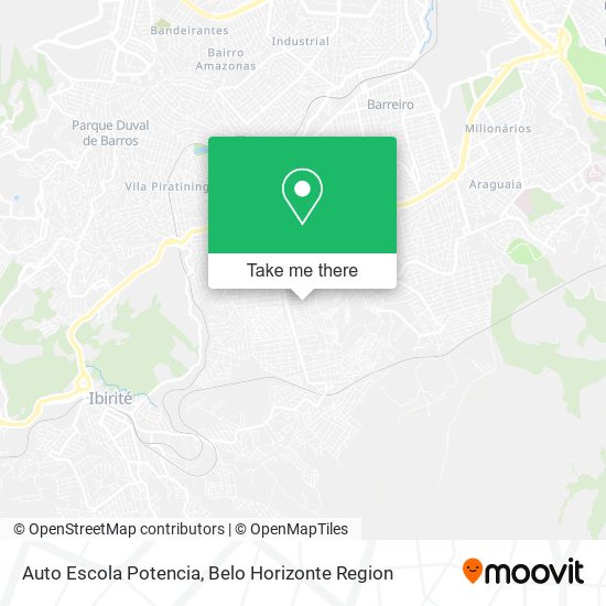 Auto Escola Potencia map