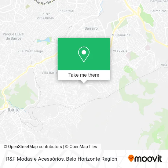 R&F Modas e Acessórios map