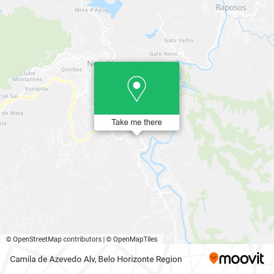 Camila de Azevedo Alv map