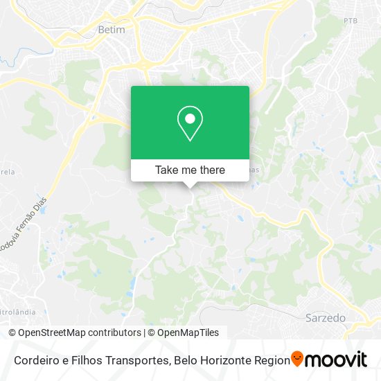 Cordeiro e Filhos Transportes map