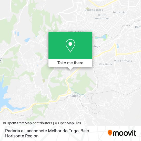 Padaria e Lanchonete Melhor do Trigo map
