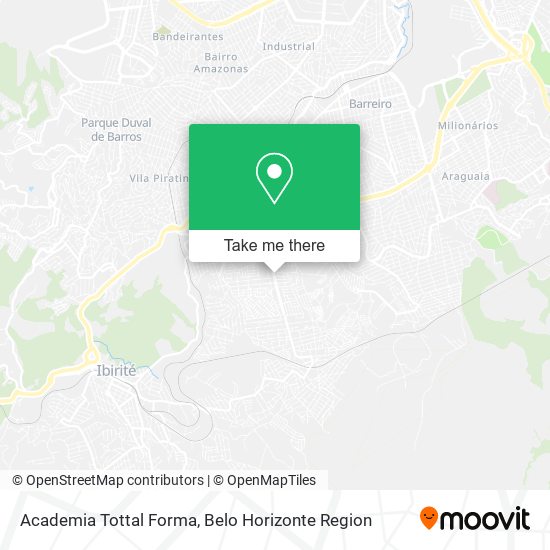 Academia Tottal Forma map