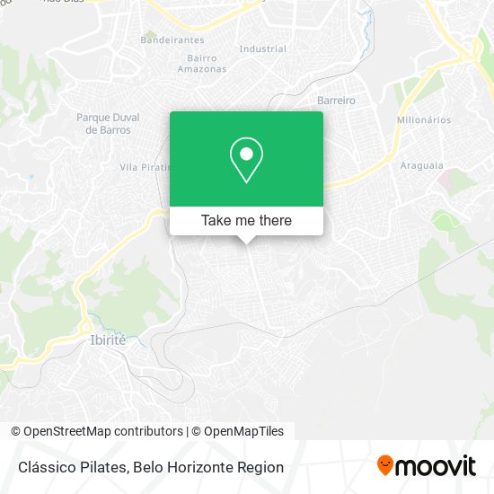 Clássico Pilates map