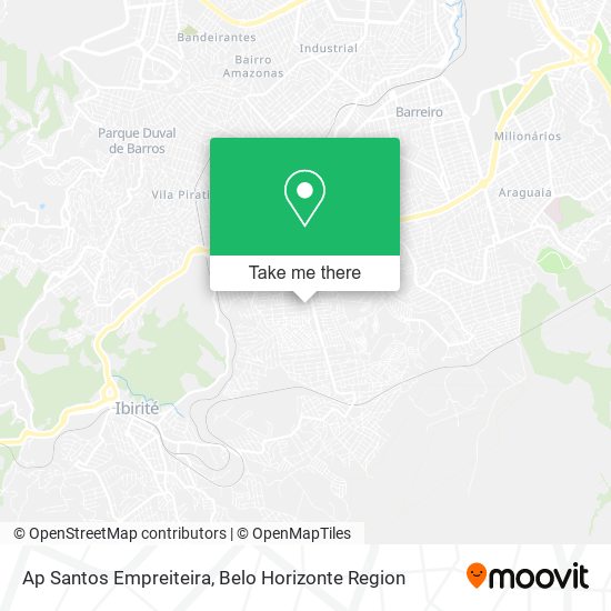 Ap Santos Empreiteira map