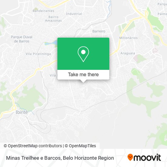 Minas Treilhee e Barcos map