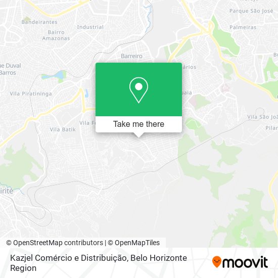 Kazjel Comércio e Distribuição map
