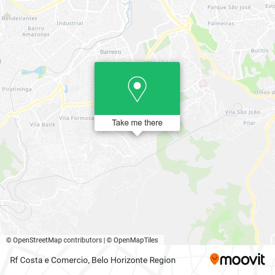 Rf Costa e Comercio map