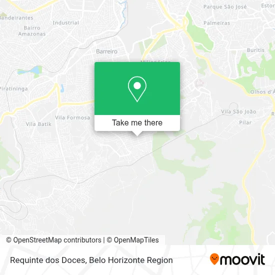 Requinte dos Doces map