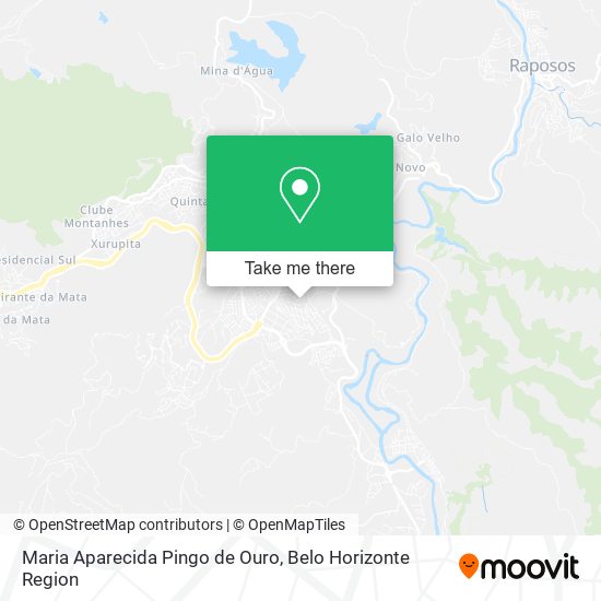 Maria Aparecida Pingo de Ouro map