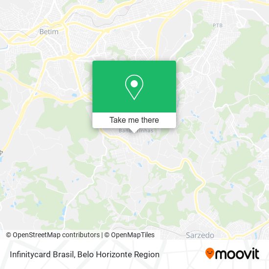 Infinitycard Brasil map