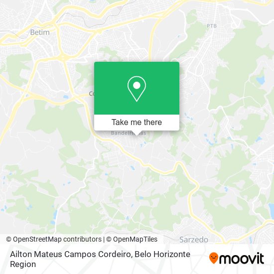 Ailton Mateus Campos Cordeiro map
