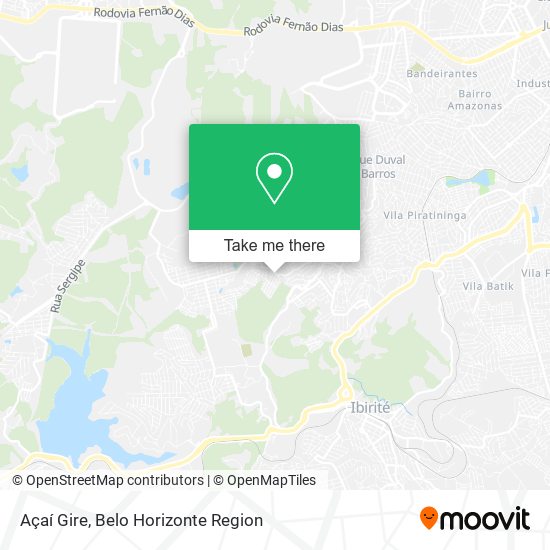 Açaí Gire map