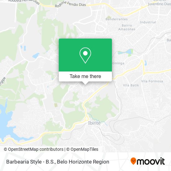 Barbearia Style - B.S. map