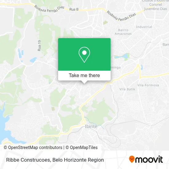 Ribbe Construcoes map